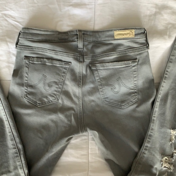 AG distressed super skinny ankle jean - Picture 2 of 6